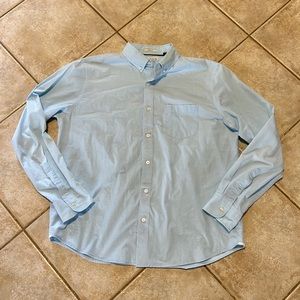 Hawker Rye Blue Button Up Shirt Men's size L